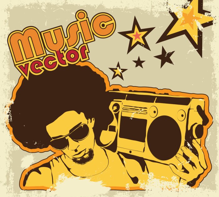 Poster  Musique et radio