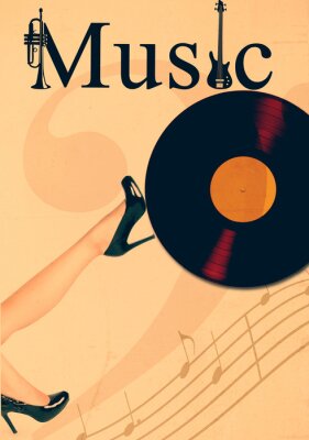 Poster  Musique rétro