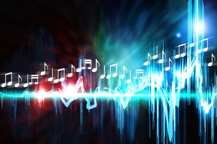 Poster  Neon Soundwave Remarques