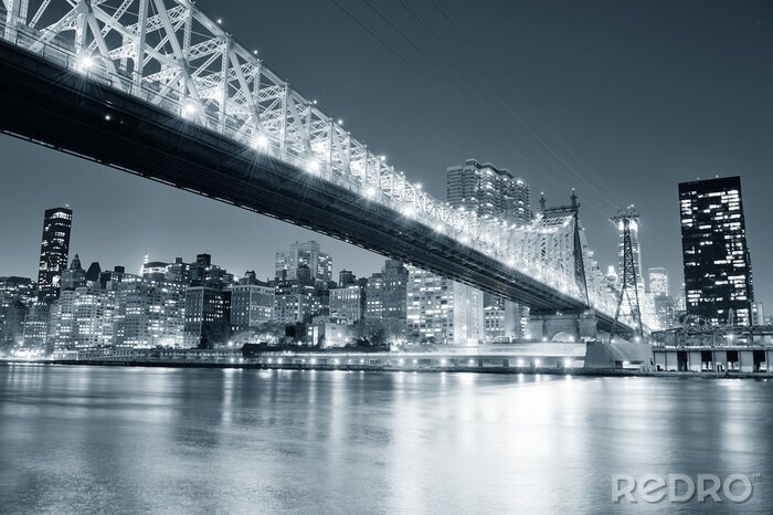 Poster  New York City nuit panorama