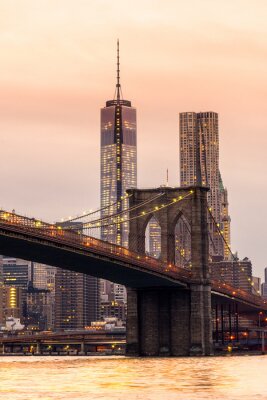 New York et pont de Brooklyn