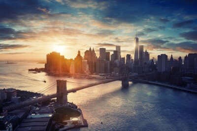 Poster  New York Manhattan d'en haut