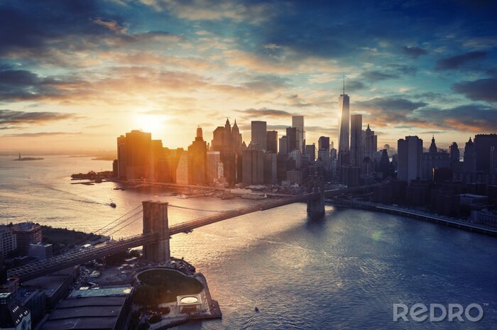 Poster  New York Manhattan d'en haut