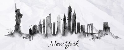 Poster  New York monochrome