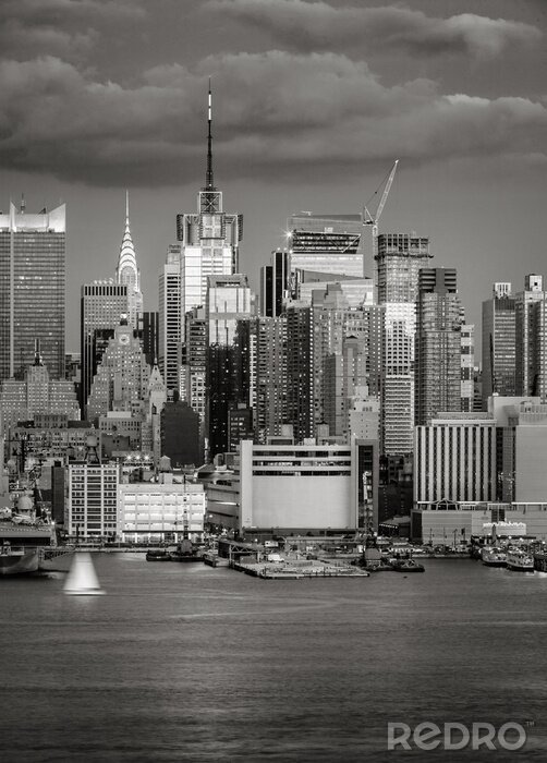 Poster  New York noir et blanc photo