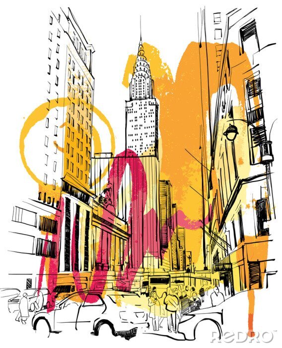 Poster  New York Sketch