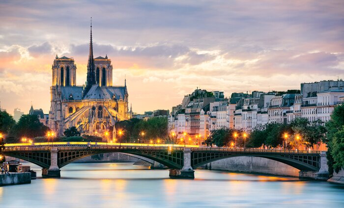 Poster  Notre Dame de Paris, France