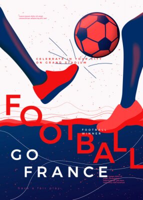 Poster  Nous soutenons l'équipe de France