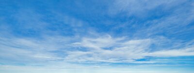 Papier peint  Nuages blancs dans le ciel