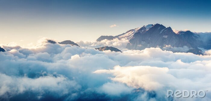 Poster  Nuages et Dolomites italiennes