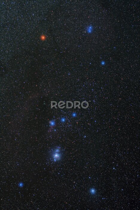 Poster  Orion étoiles