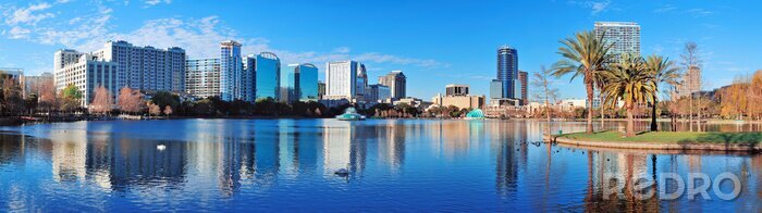 Poster  Panorama de métropole le matin