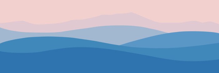 Poster  Panorama de montagne atmosphérique