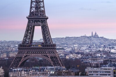 Panorama de Paris et la Tour Eiffel