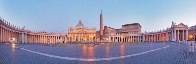 Poster  Panorama de Rome et du Vatican