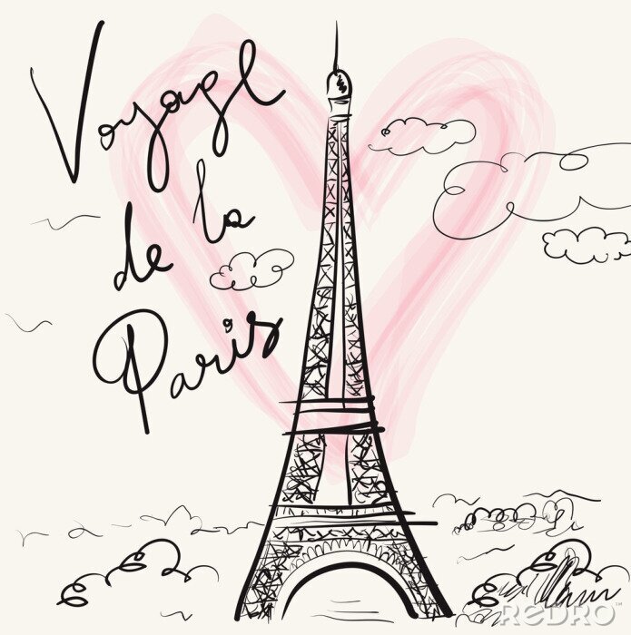 Poster  Paris la Tour Eiffel