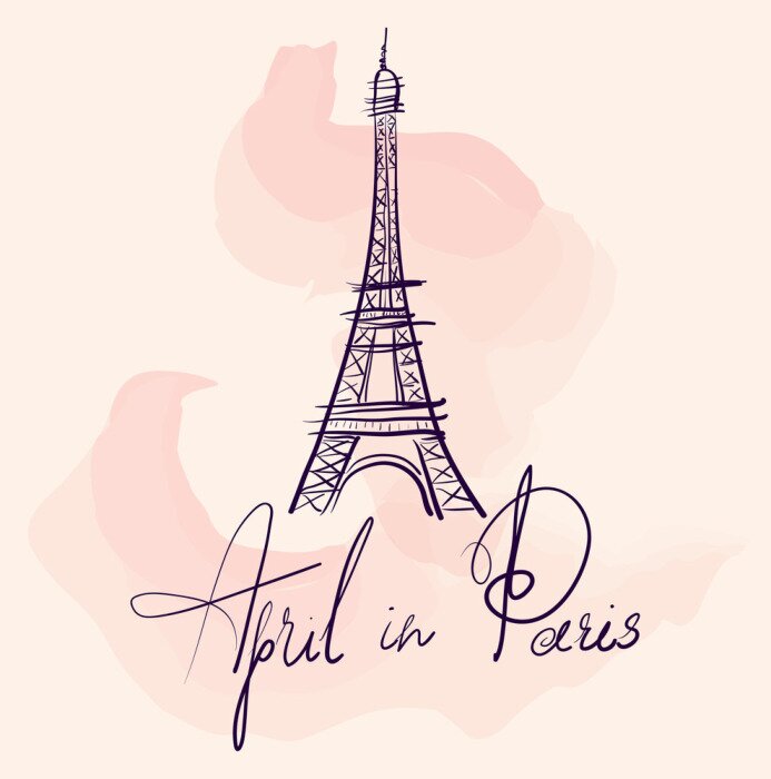 Poster  Paris. Vector illustration