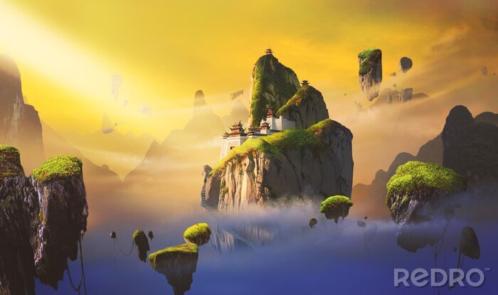 Poster  Pays fantastique chinois