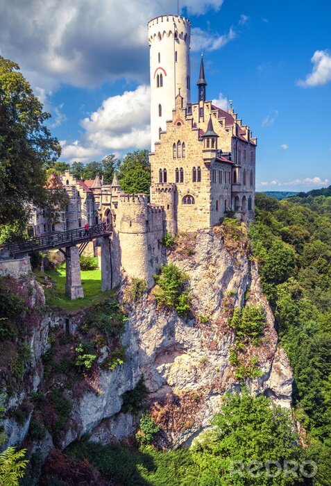 Poster  Paysage allemand avec un château
