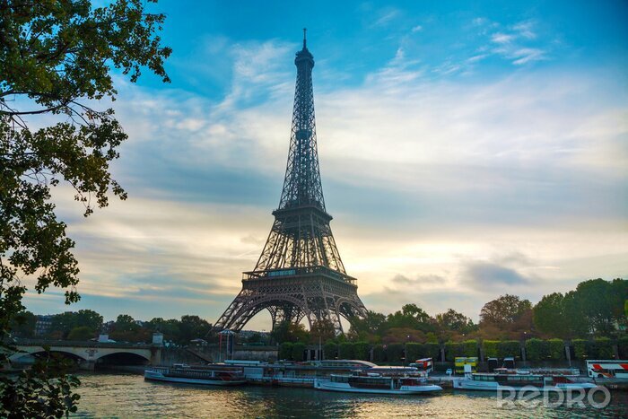Poster  Paysage au crépuscule