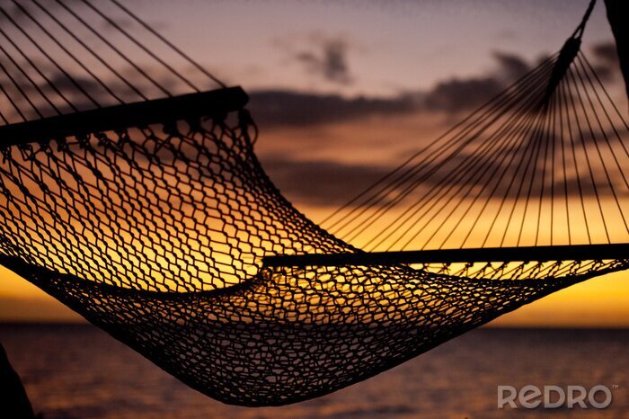 Poster  Paysage avec un hamac