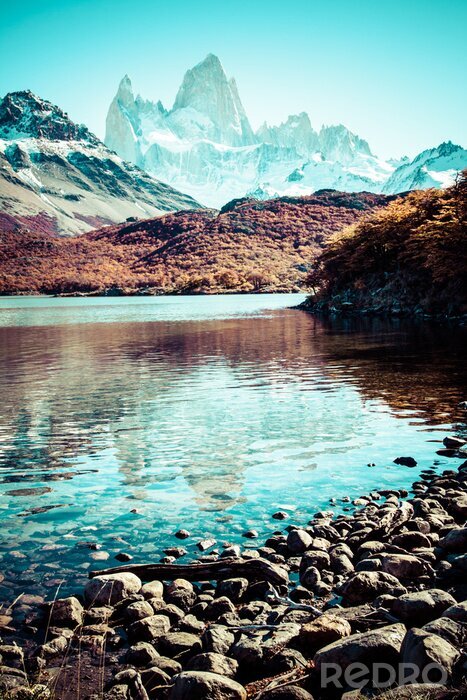 Poster  Paysage d'automne des montagnes en Patagonie