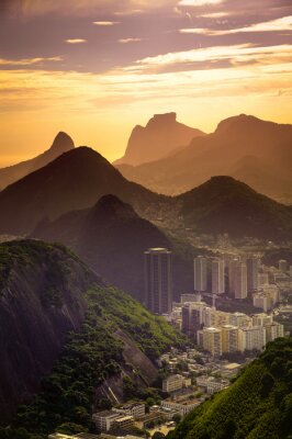 Paysage de la ville de Rio de Janeiro