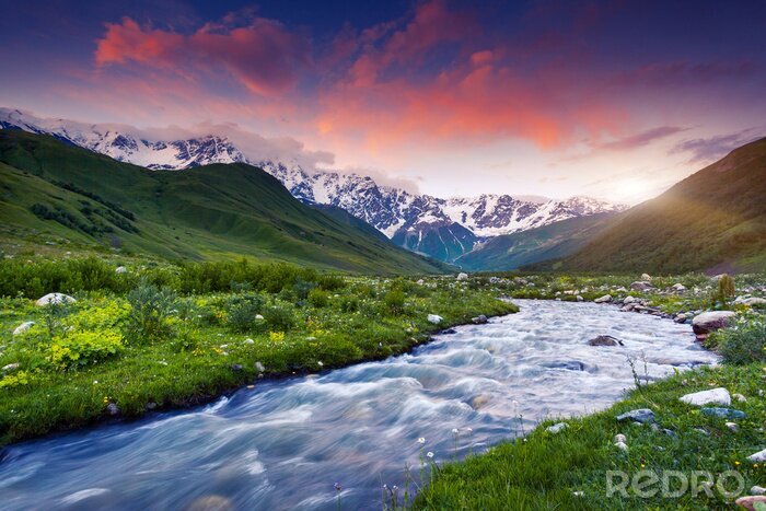 Poster  paysage de montagne