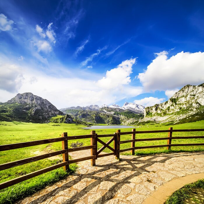 Poster  Paysage de montagnes espagnoles