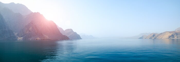 Poster  Paysage maussade avec la mer