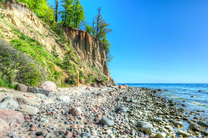 Poster  Paysage polonais avec une falaise