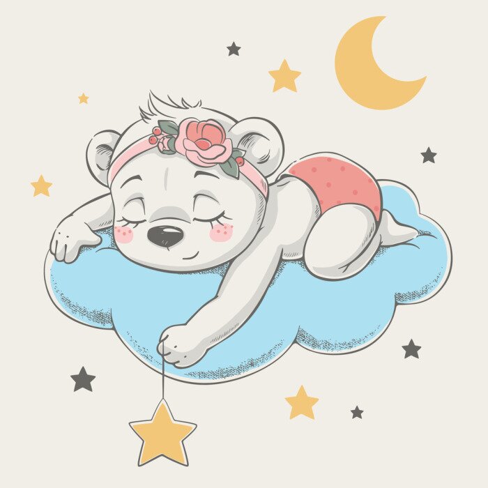 Poster  Peut être employé pour l'impression de T-shirt, les enfants portent la conception de mode, la salutation de fête de naissance de bébé et la carte d'invitation.