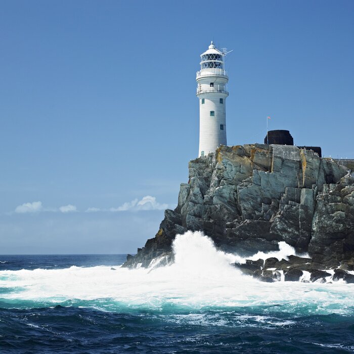 Poster  Phare maritime sur les rochers