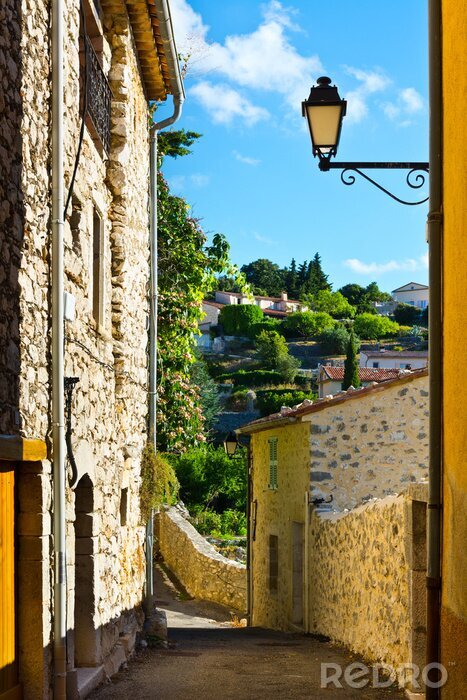 Poster  Phare rétro dans une ruelle