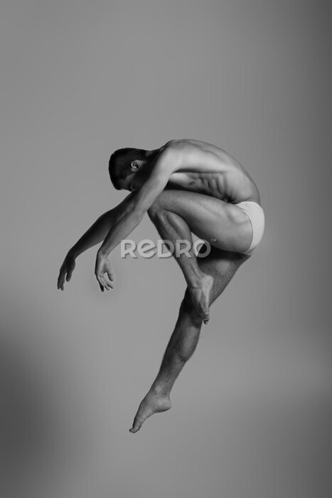 Poster  Photographie artistique d'un homme qui danse