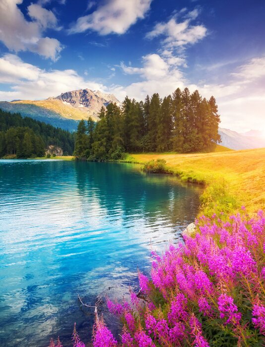 Poster  Photographie d'un paysage pittoresque