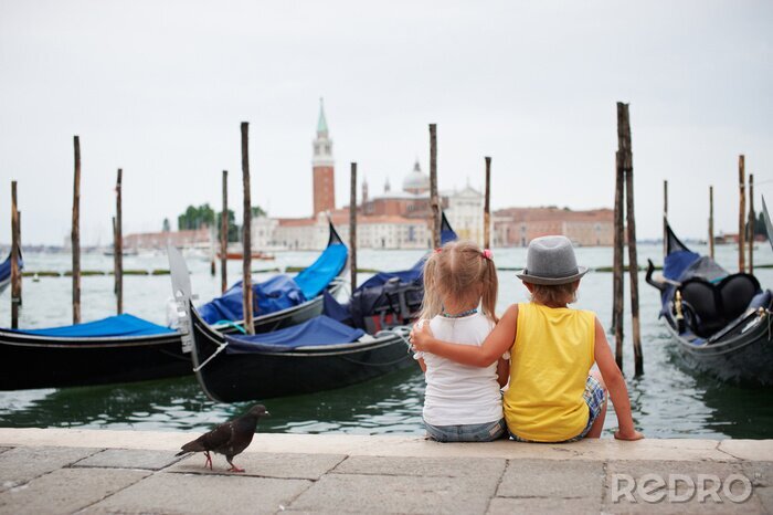 Poster  Photographié des enfants à Venise