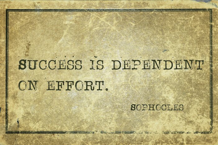 Poster  Phrase de succès