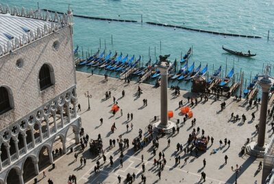 Piazza San Marco front de mer, Venise, Italie