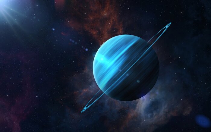 Poster  Planet Uranus.