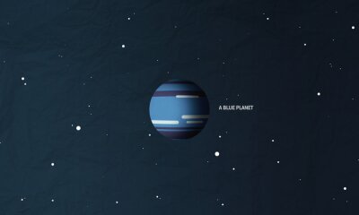 Planète bleue Neptune