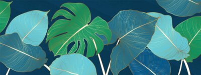 Plantes tropicales graphiques