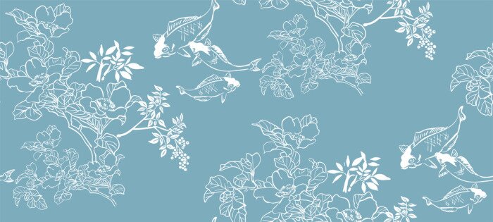 Poster  Poisson koi japonais