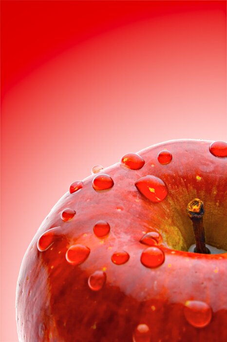 Poster  pomme juteuse