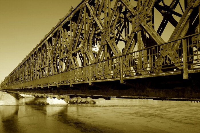 Poster  pont d'époque