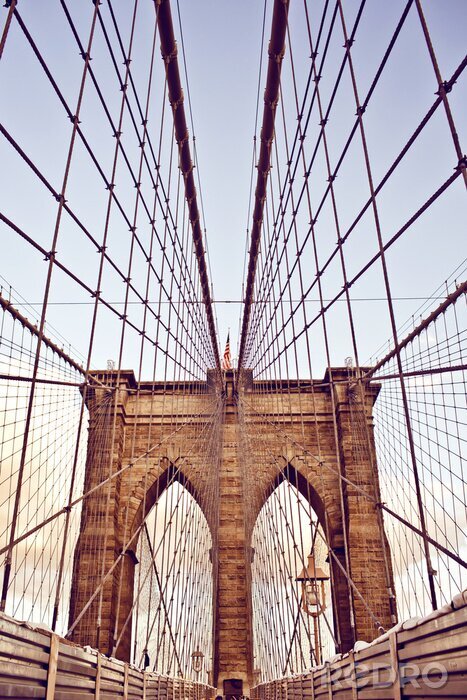 Poster  Pont de Brooklyn de jour