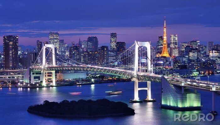 Poster  Pont de la baie de Tokyo