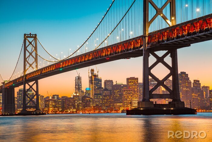 Poster  Pont Golden Gate à San Francisco