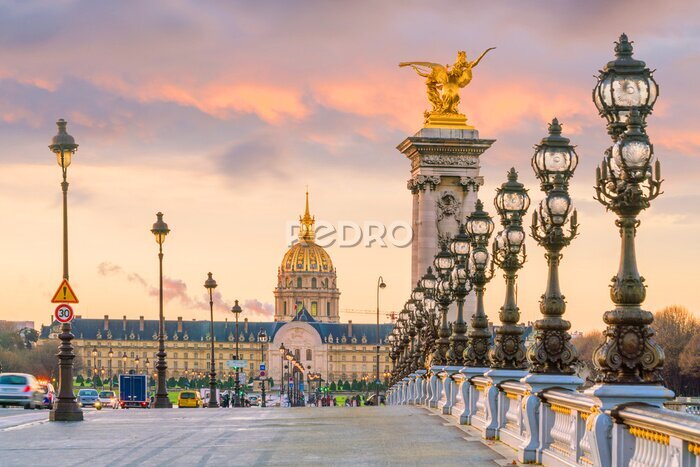 Poster  Pont sur la Seine à Paris