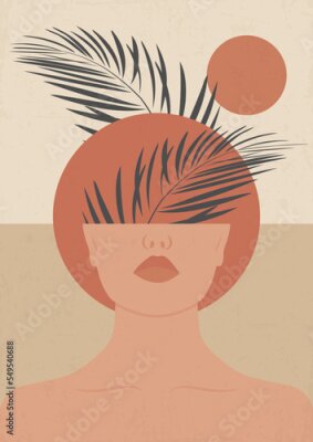 Poster  Portrait bohème féminin